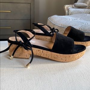 Valentino Black Suede sandals